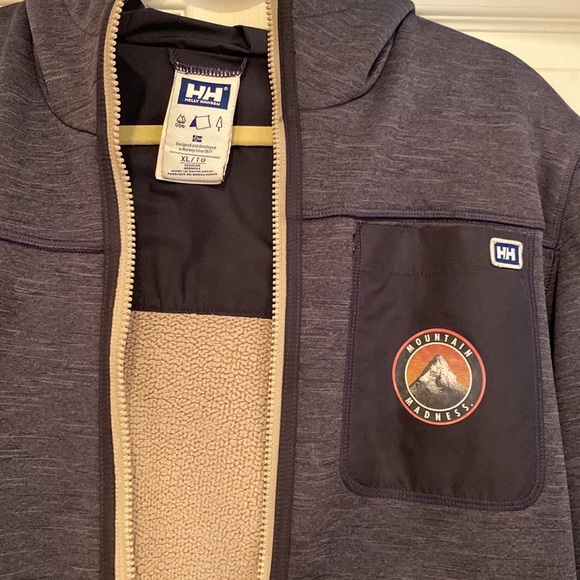 Helly Hansen Verket Reversible Pile zip-up hoodie Jacket - Picture 12 of 14